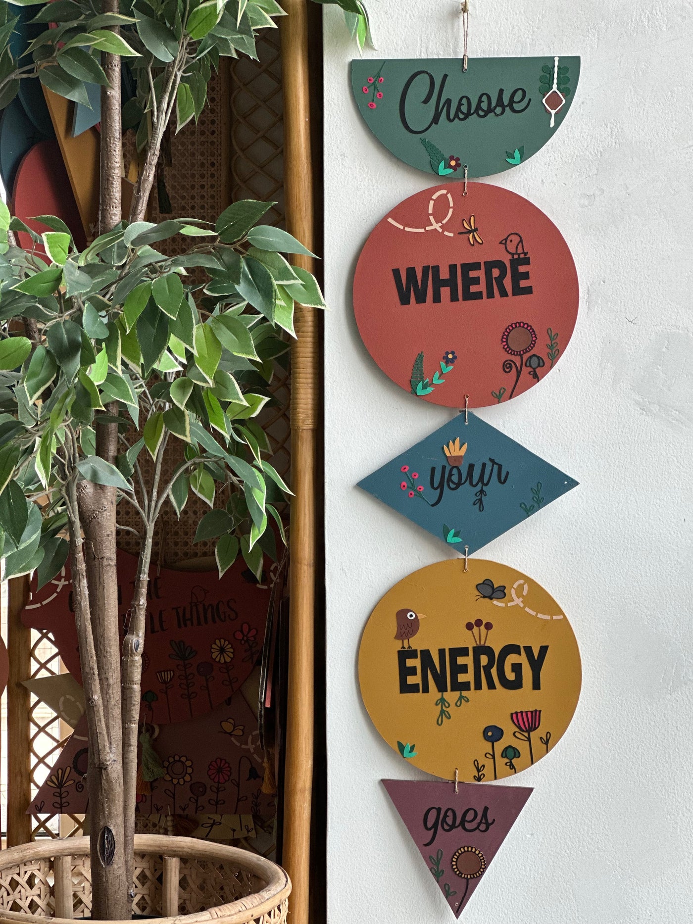 Choose where your energy goes Wall Art