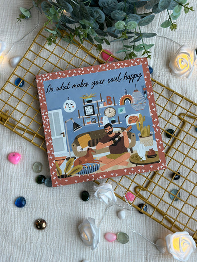 Happy Vibes Square Wall Art