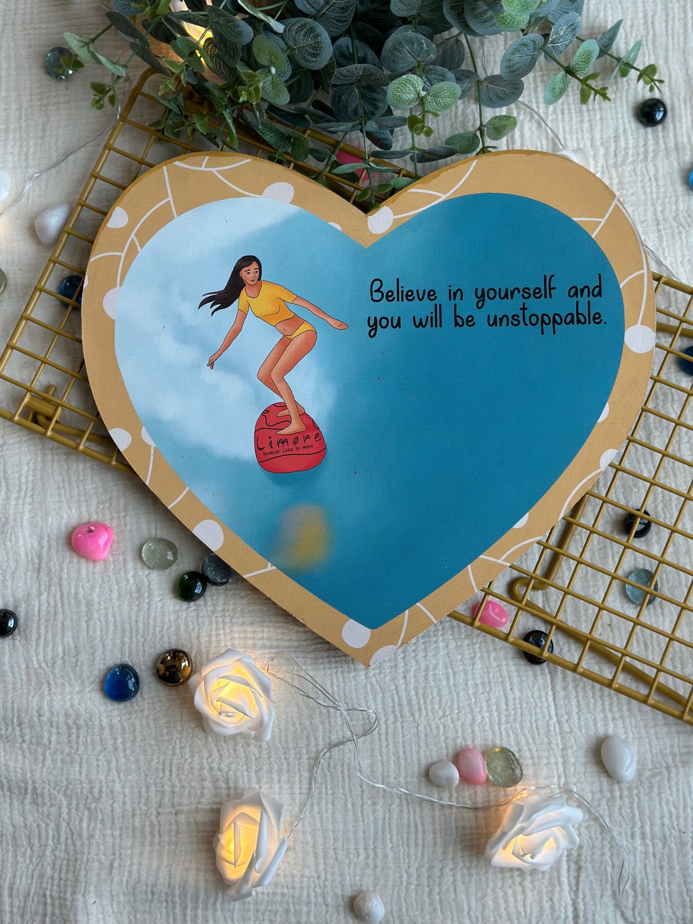 Unstoppable You Heart Wall Art