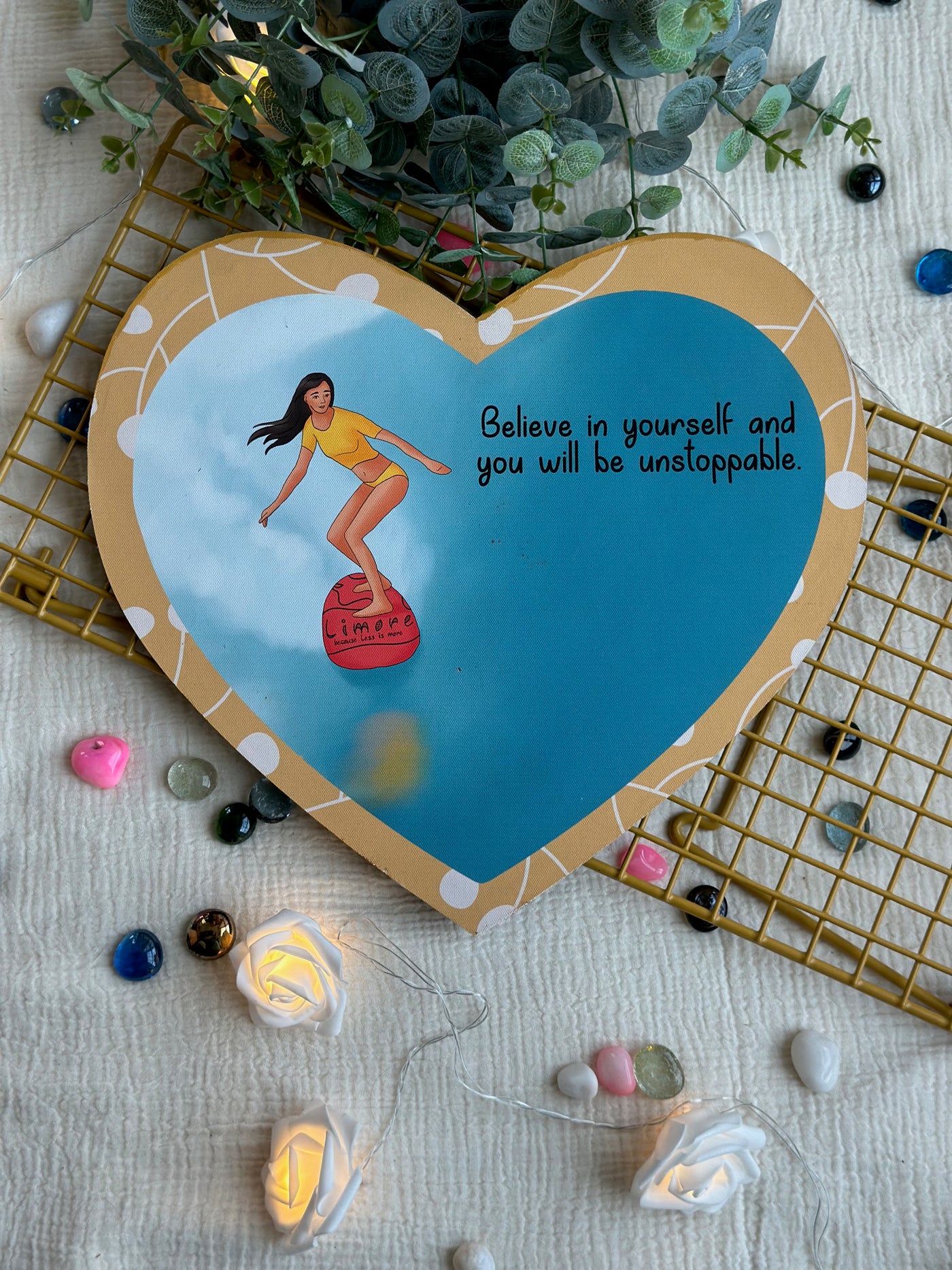 Unstoppable You Heart Wall Art