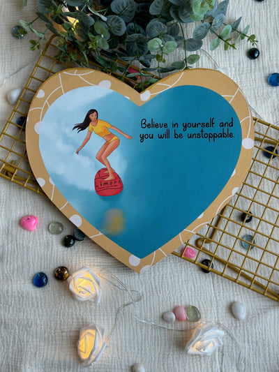 Unstoppable You Heart Wall Art