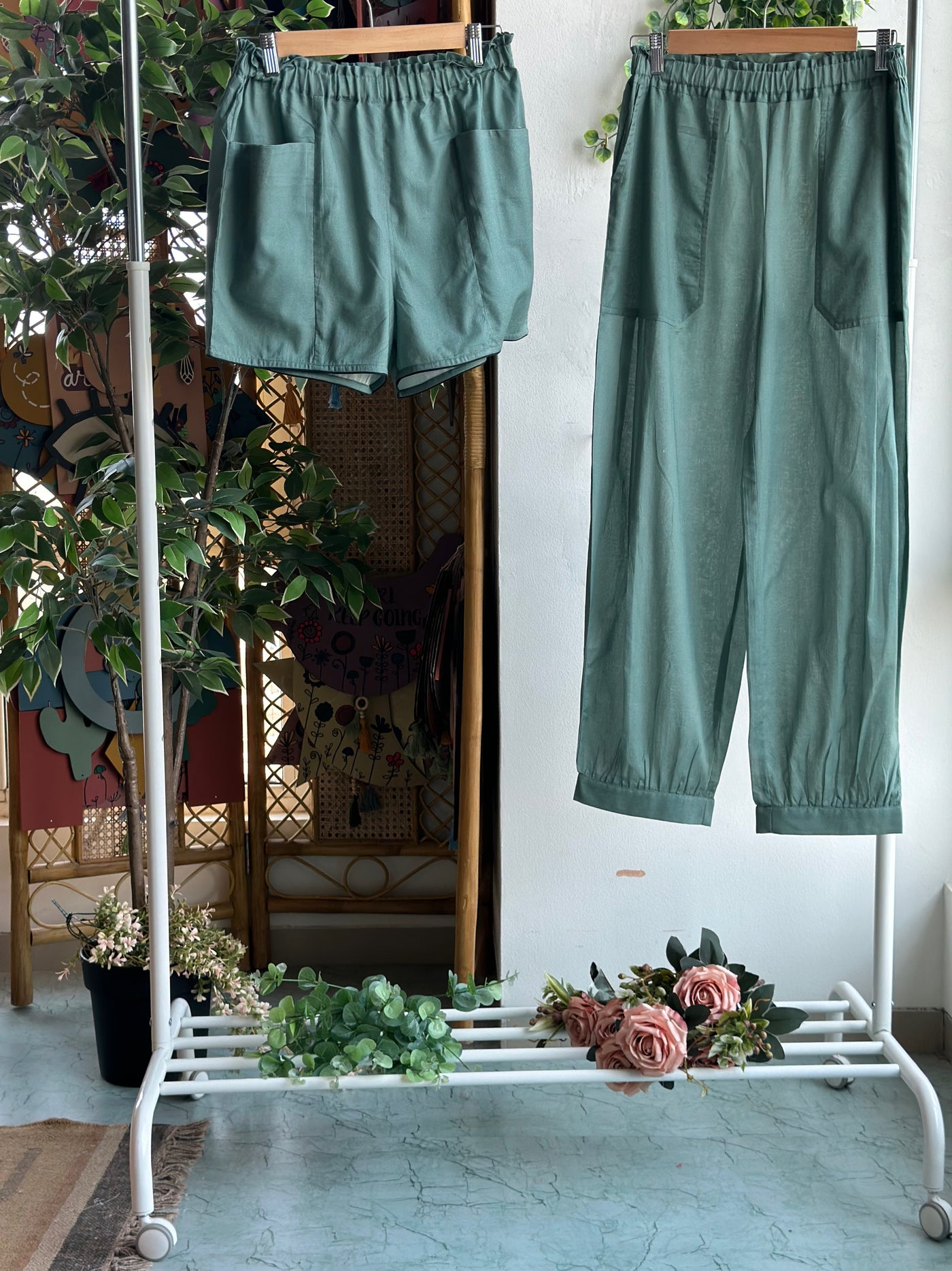 Dusky Sage Peaceful Pause: Co-ord Pants Set