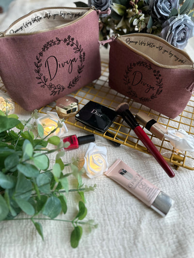Whispering Wreath Cosmetic Pouch