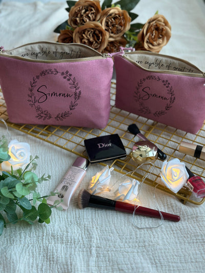 Whispering Wreath Cosmetic Pouch