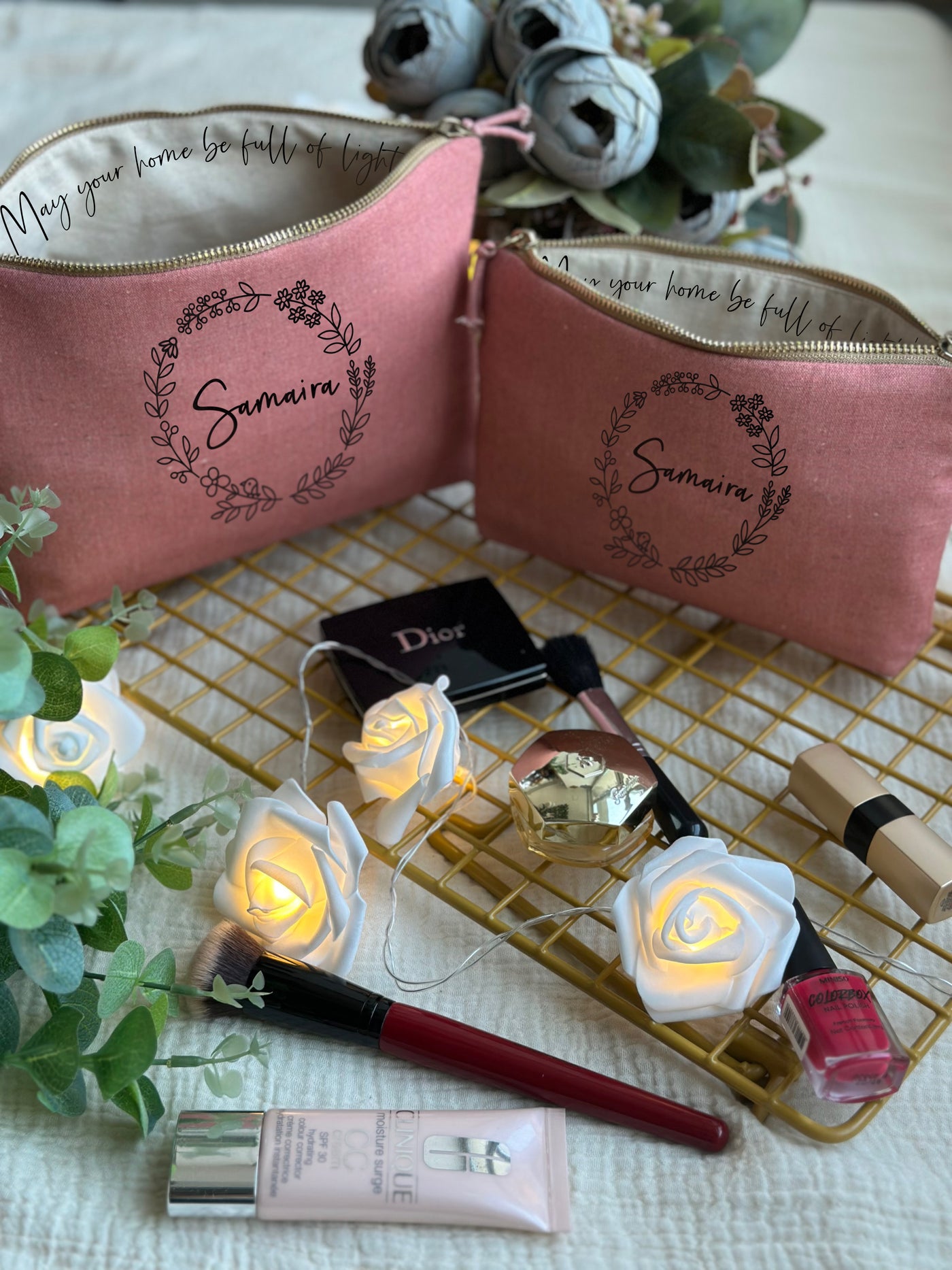 Whispering Wreath Cosmetic Pouch