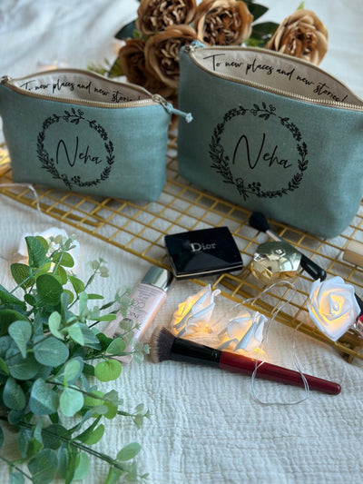 Whispering Wreath Cosmetic Pouch