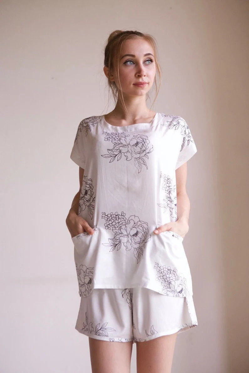 Blooming Sketches Softest Nightwear