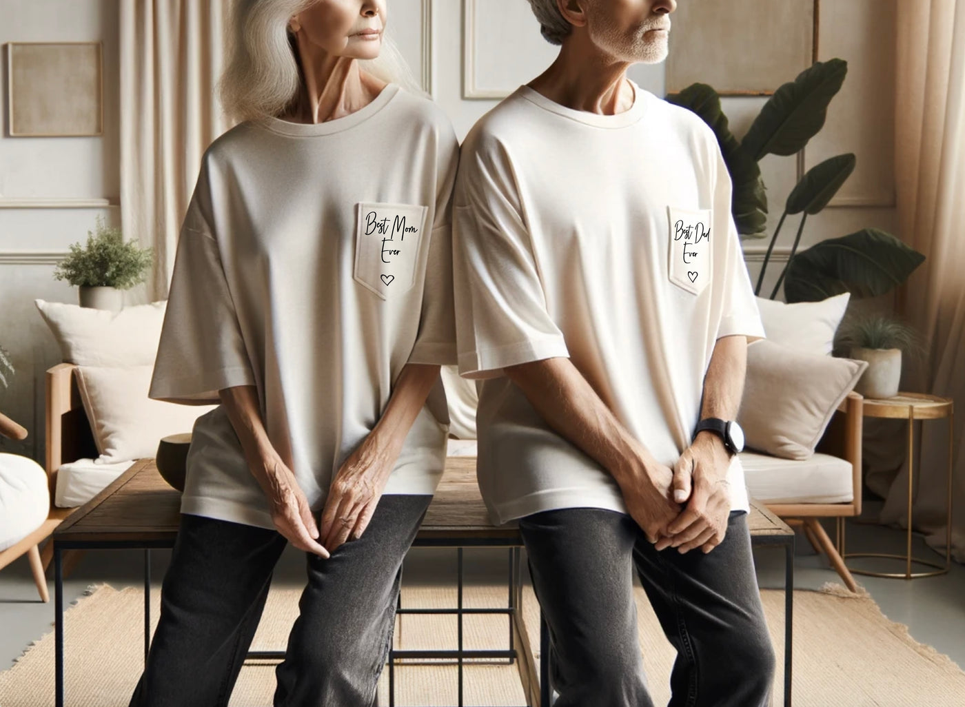 The Perfect Pair Couple's Pocket Tees