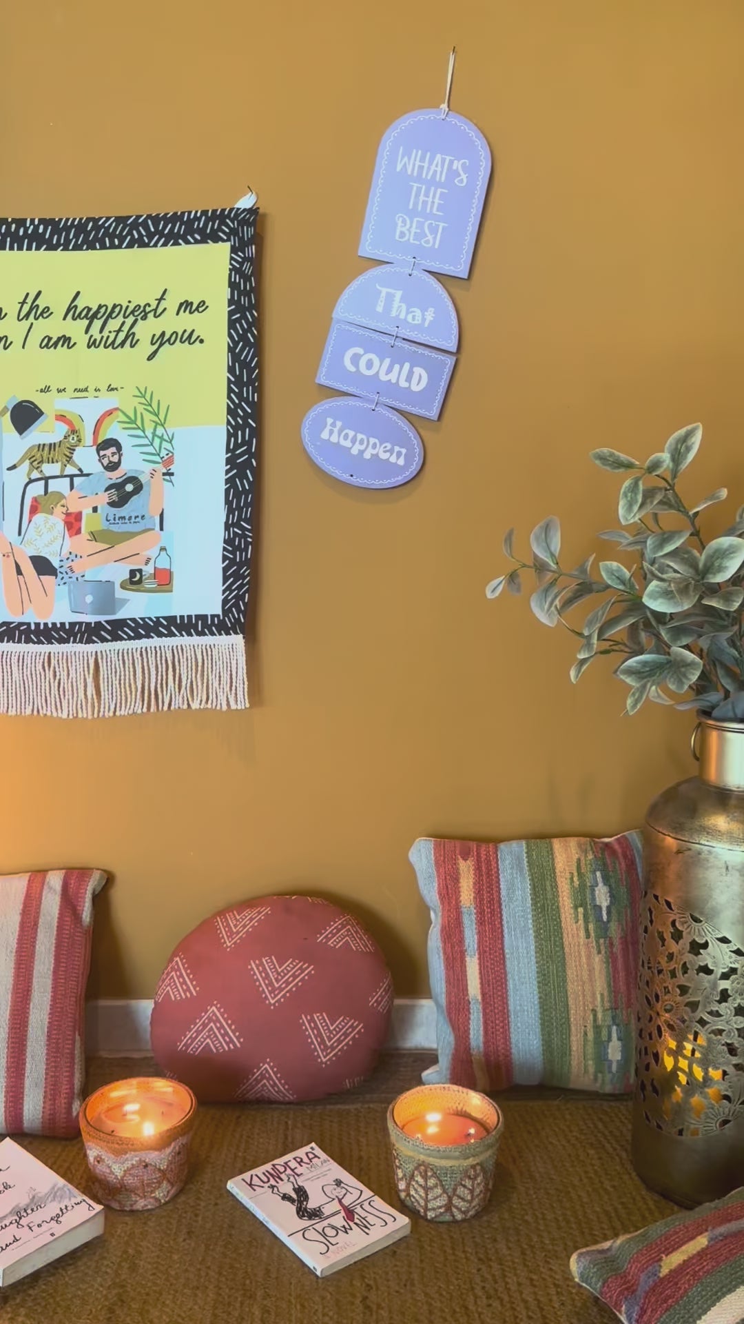 What’s the best that could happen Minimalist Wall Art