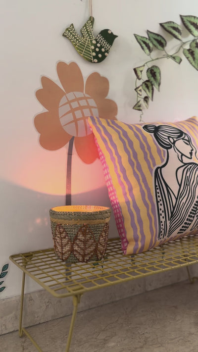 Serene Silhouette Cushion