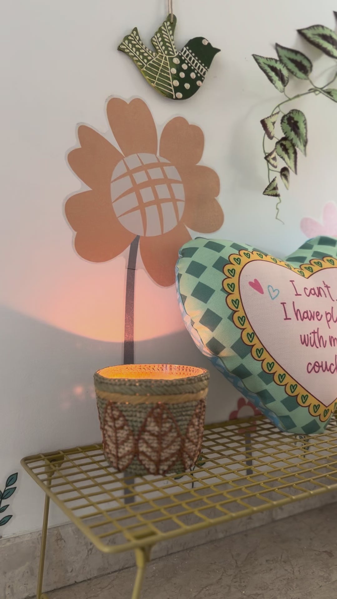 The Stay Home Plans Cushion