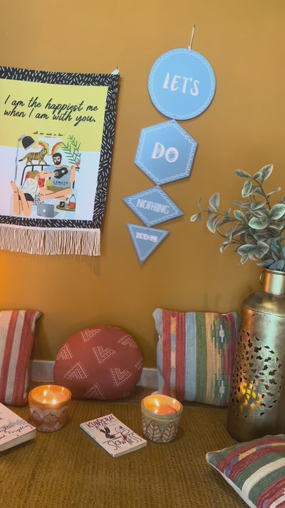 Let’s Do Nothing Today Minimalist Wall Art