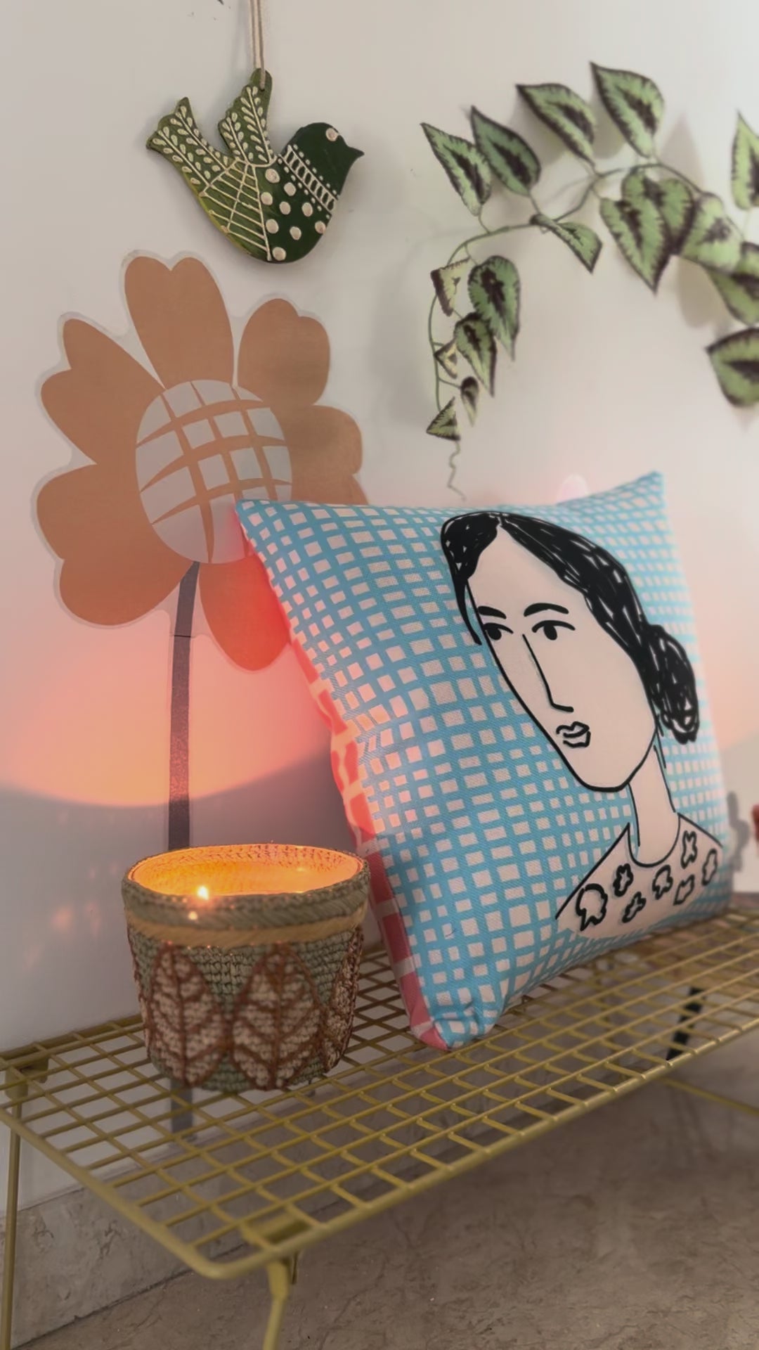 The Thoughtful Gaze Cushion