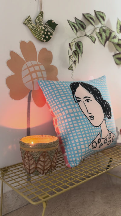 The Thoughtful Gaze Cushion