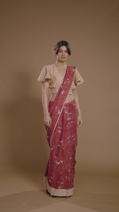 Diverse Identities Linen Sari