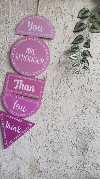 You Are Stronger Than You Think Minimalist Wall Art