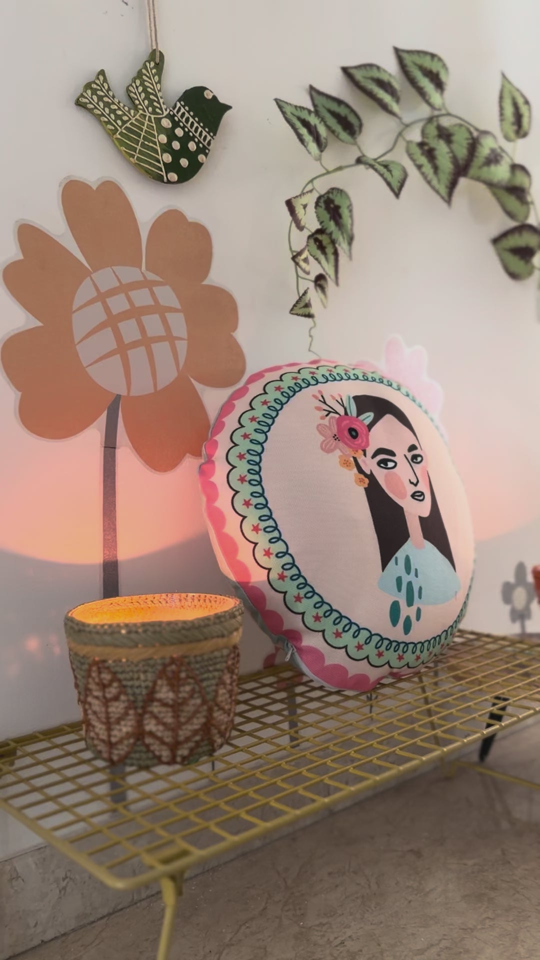 The Scandinavian Bloom Cushion