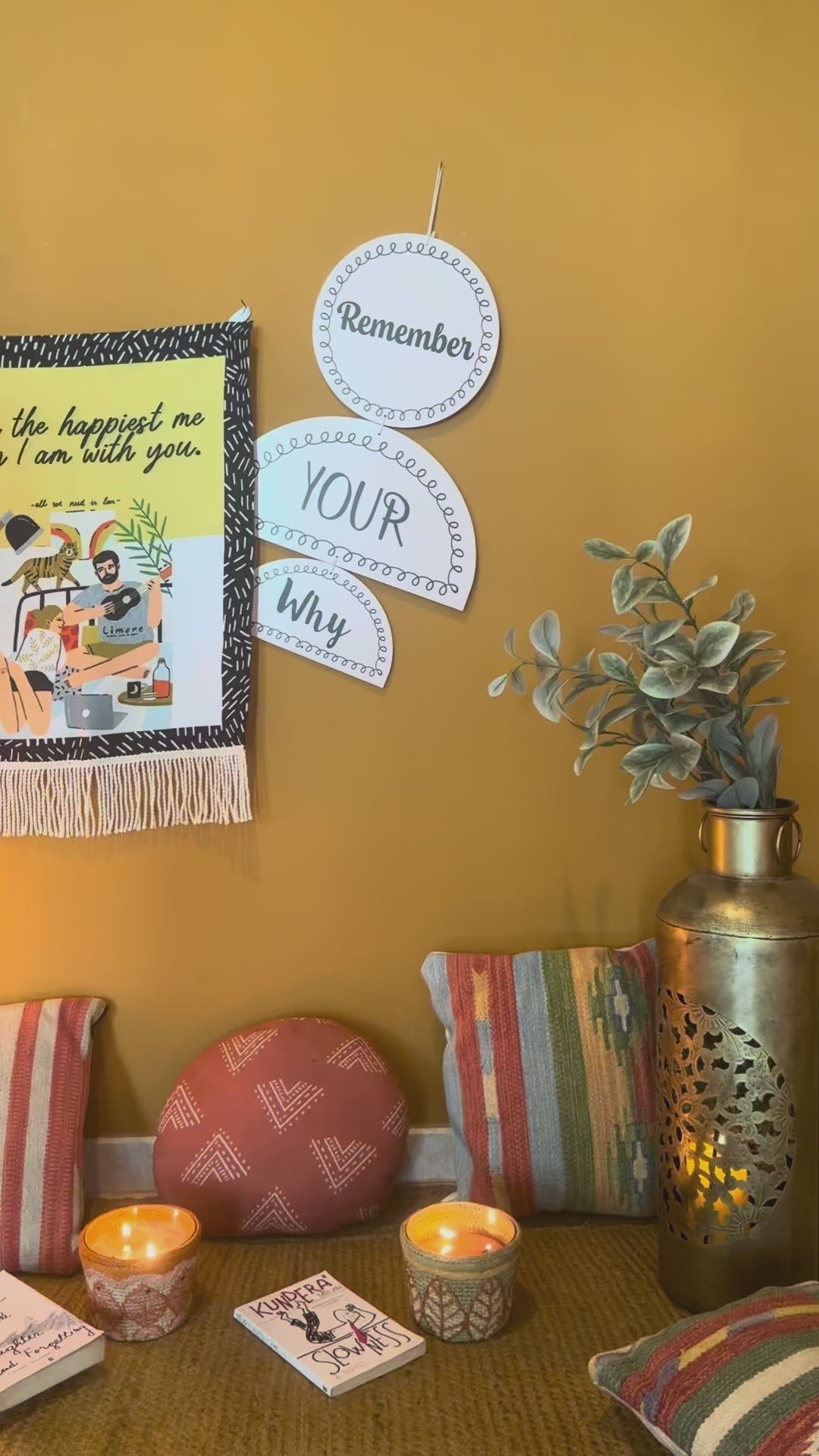 Remember Your Why Minimalist Wall Art