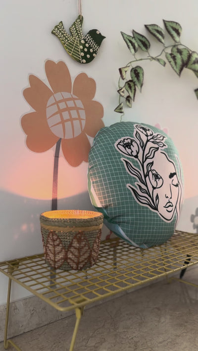 The Floral Aura Cushion